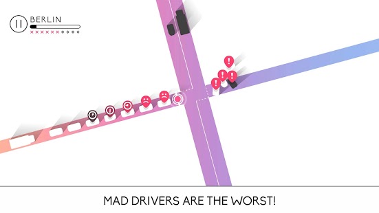 Traffix: Captura de tela do simulador de tráfego
