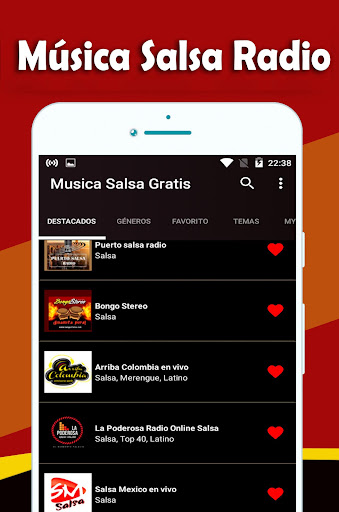 Musica Salsa Screen 3
