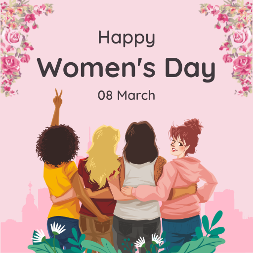 Happy International Womens Day logo