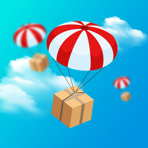 Landing attack Falling Food logo