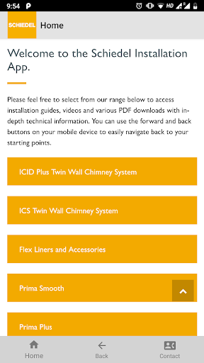 Stove / Chimney Install Guide Screen 2
