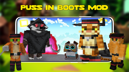 Puss In Boots Mod For MCPE