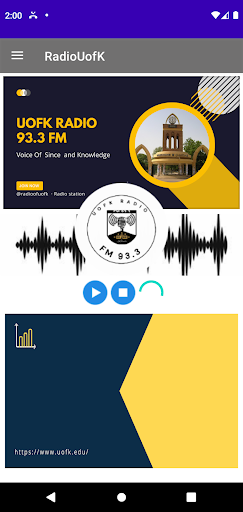 Android application UofK Radio 93.3 screenshort