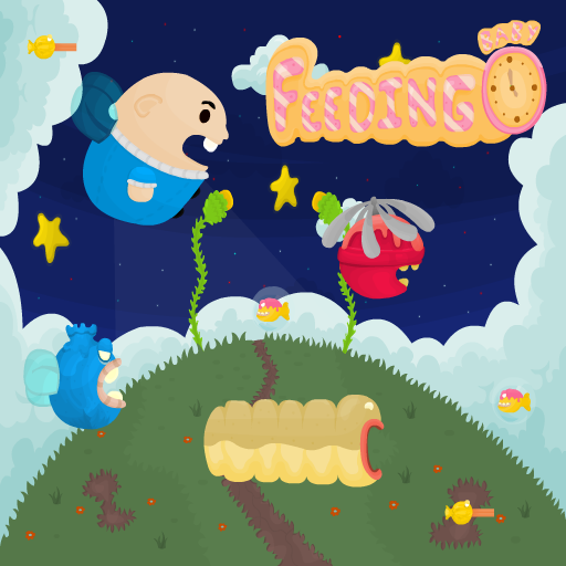 Baby feeding time logo