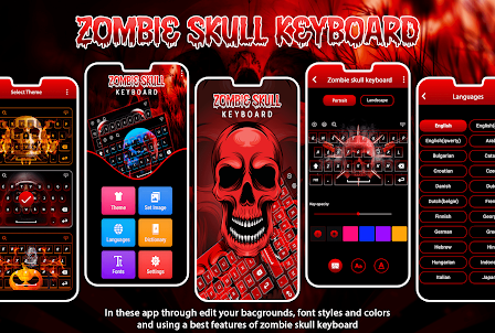 Zombie Skull Keyboard