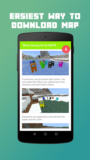Skins Among Us for MCPE