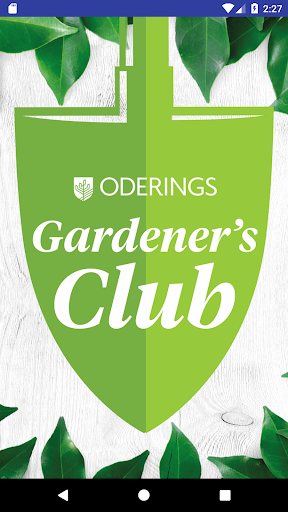 Android application Oderings Gardeners Club screenshort