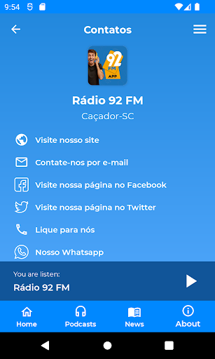 Rádio 92 FM Caçador Screen 3