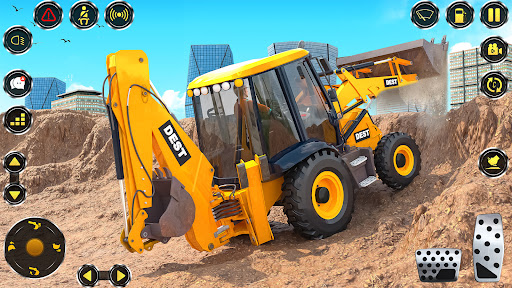 Real JCB Backhoe Loader Game Screen 2