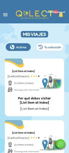 Android application Qolect screenshort