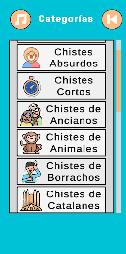 Android application Los Mejores Chistes en Español screenshort