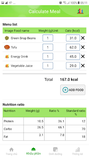 Nutrition Tracker Pro Screen 3