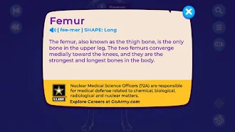 Game screenshot U.S. Army STARS Anatomy apk download