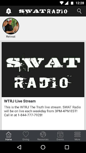 SWAT Radio Screen 2