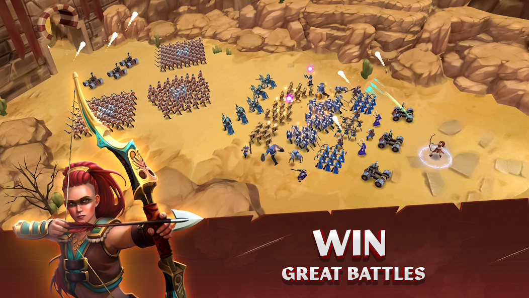 Kingdom Clash Battle Sim Gameplay Android iOS 