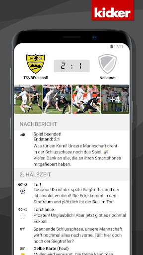 Android application TSV Baltmannsweiler screenshort