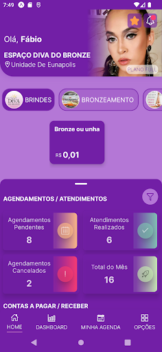 Android application DivaBeauty screenshort