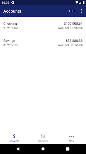 Heartland Area FCU Mobile Screen 3