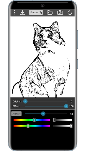 Woodcut Photo Effect Screen 2