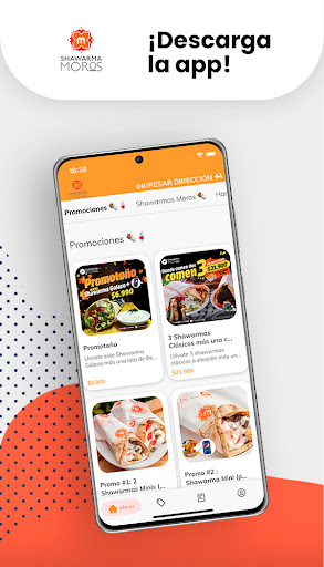 Android application Shawarma Moros Gourmet screenshort