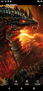 Dragon Wallpaper - Animation Dragon Fire, Dark