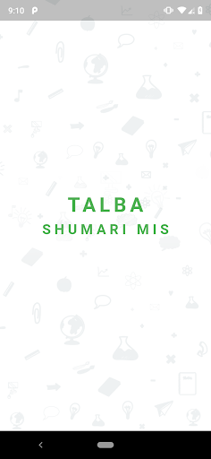 Android application Talba Shumari MIS screenshort