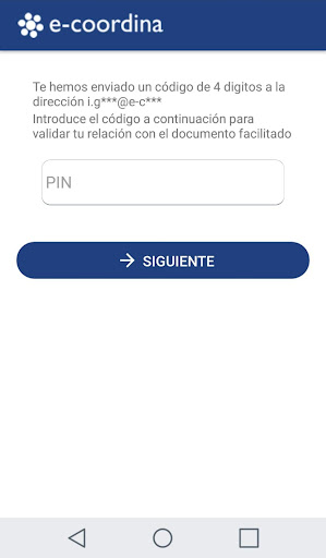 e-coordina id Screen 2