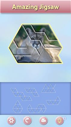 Triangle puzzle - Tangram‏ - Screenshot 1