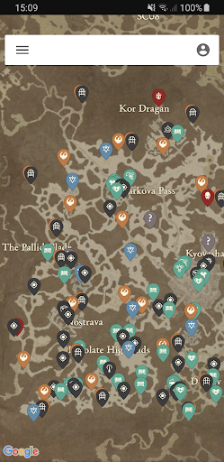 Android application MapGenie: Diablo 4 Map screenshort