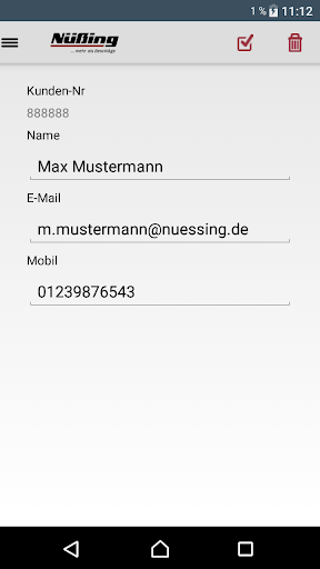 Nüßing Scan-App Screen 3