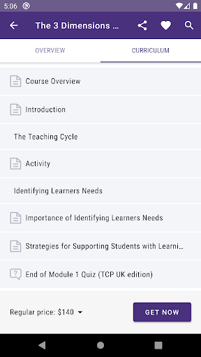 Android application GLEC Learning screenshort