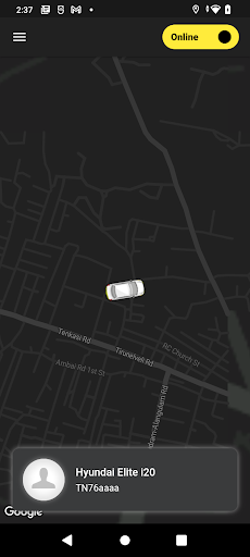 LSA Taxi - Driver Screen 3