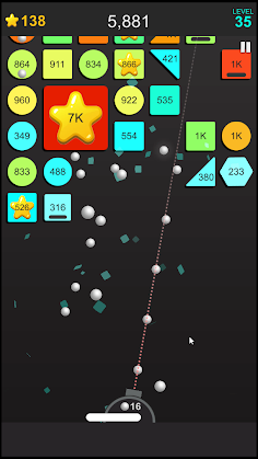 Brick Breaker Canon: Ping Pong - Screenshot 2