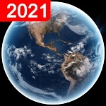 Cover Image of Download Live Earth Map 2021- WebCams, GPS & Satellite View 1.9 APK