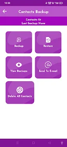 Contact Restore & Backup App