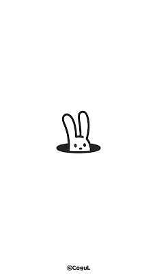 카카오톡 테마 - 까꿍 토끼 (카톡테마)のおすすめ画像1