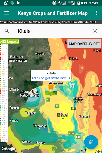 Kenya Crops and Fertilizer App Screen 3