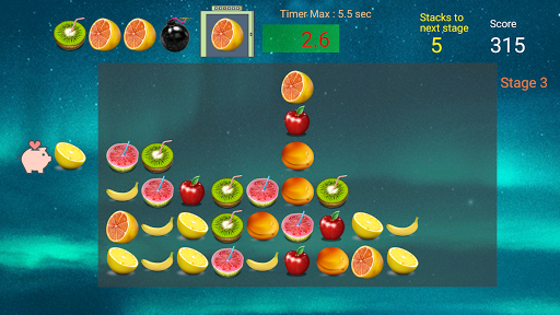Android application Fruits Pop Pop(Fruits Puzzle) screenshort