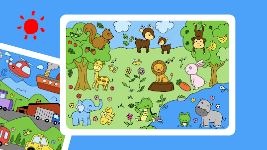 KidsLand - 컬러링북, 색칠 놀이, 어린이 교육