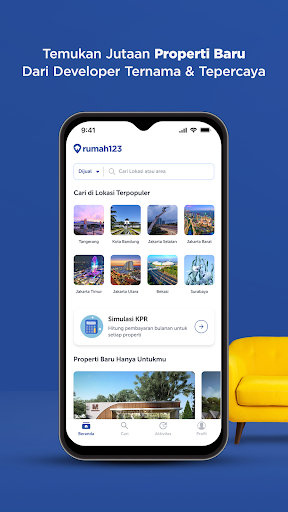 Android application Rumah123 screenshort