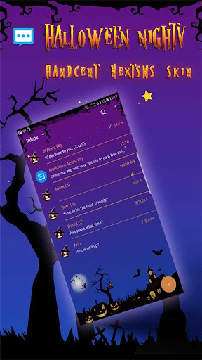 Android application Halloween Night skin for Next screenshort