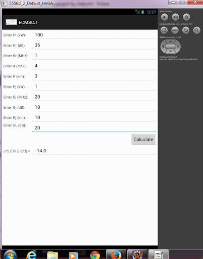 ECM J/S ratio (SOJ) Screen 2