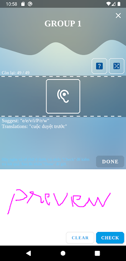 Nghe và Viết Tự Vựng Tiếng Anh