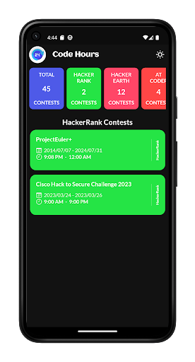 CodeHours - Coding Contests Screen 3