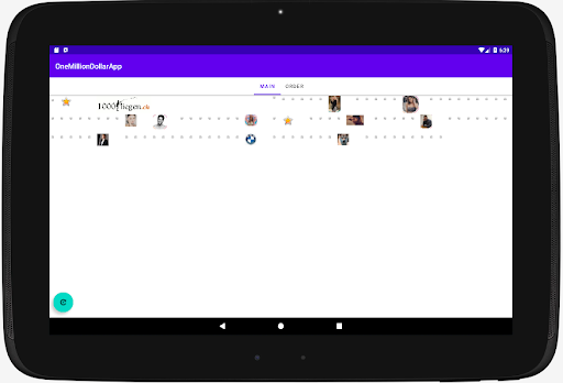 OneMillionDollarApp Screen 3