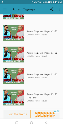 Auren Tagwaye - Hausa Novel