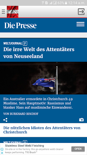 Austria Newspapers Screen 3
