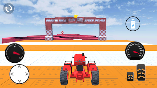Mahindra Indian Tractor 3D