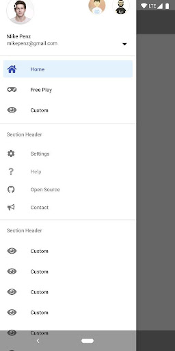 MaterialDrawer Sample Screenshot 1 - AppWisp.com