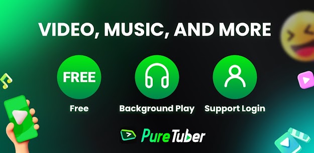 Pure Tuber:No Video Ads Player 7